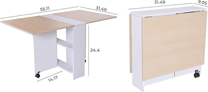 Junco Foldable Dining Table |Convertible
