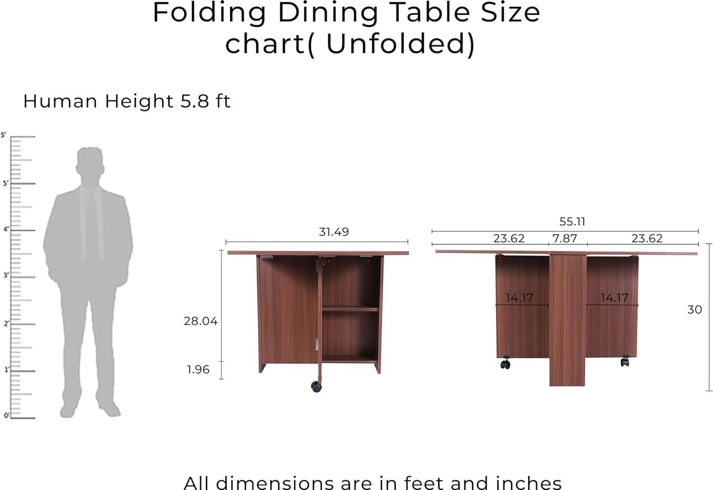 Junco Folding Dining Table